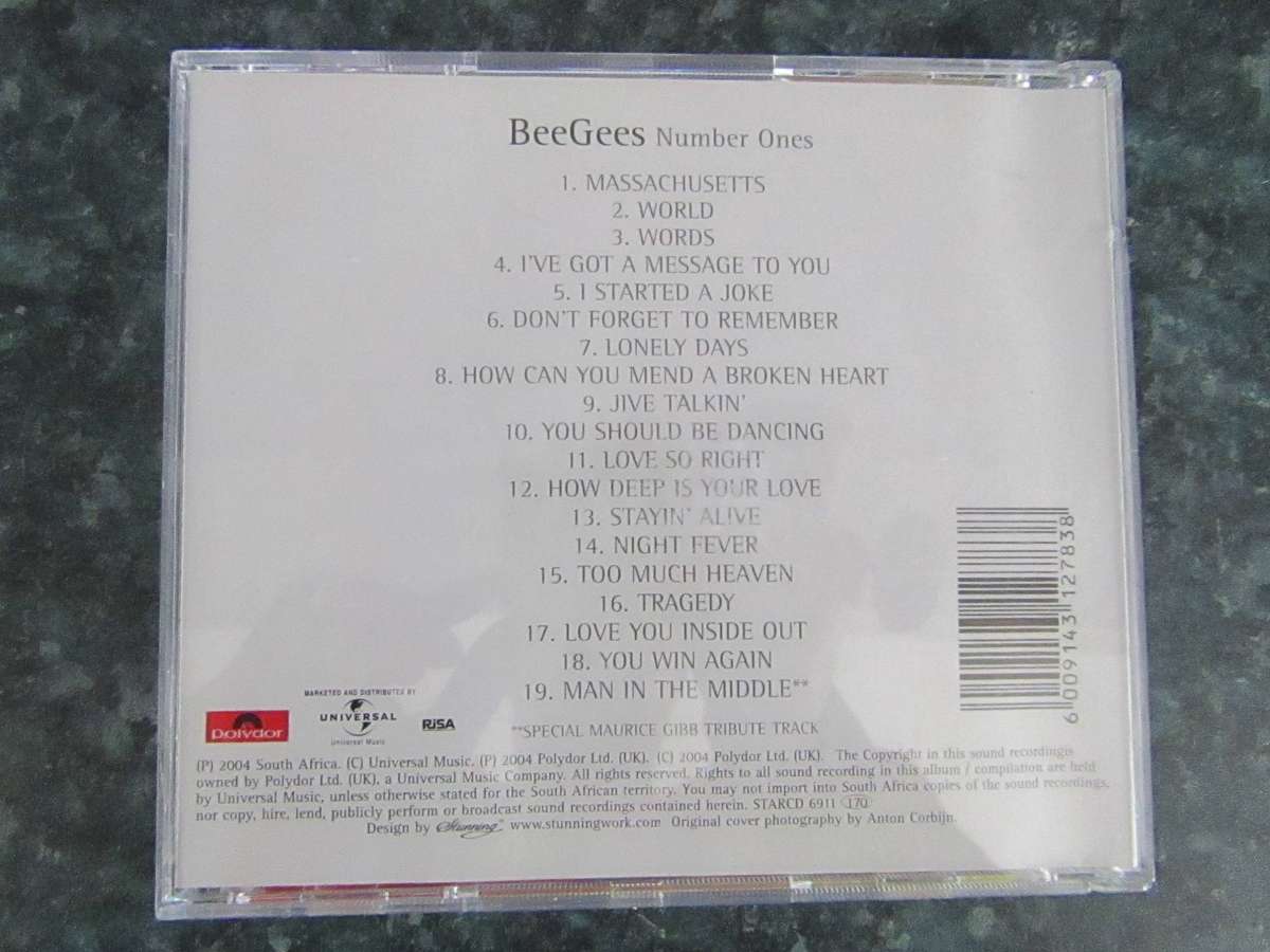 Bee Gees - Number Ones (CD)