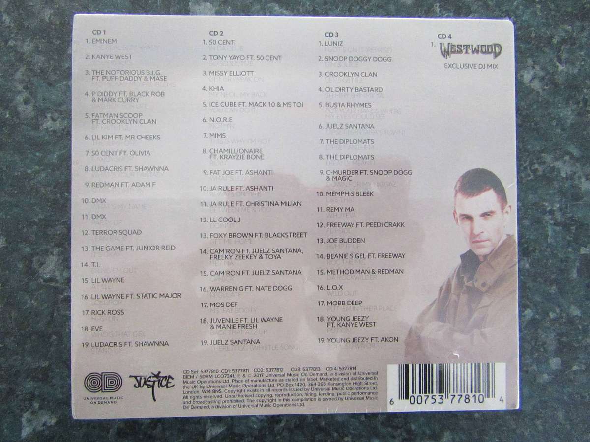 Westwood - Hip Hop Club Bangers (4 CD)