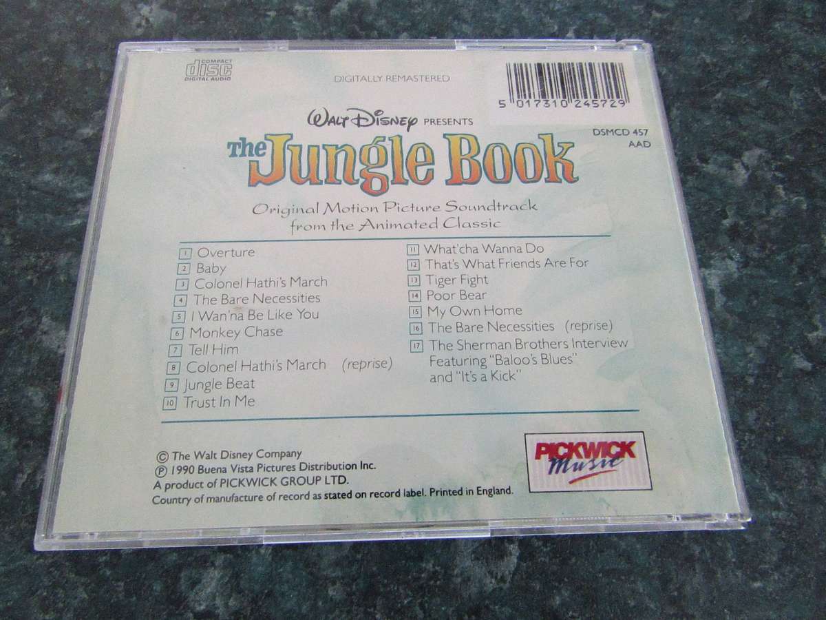 George Bruns, Richard M. Sherman, Robert B. Sherman, Terry Gilkyson - The Jungle Book (CD)