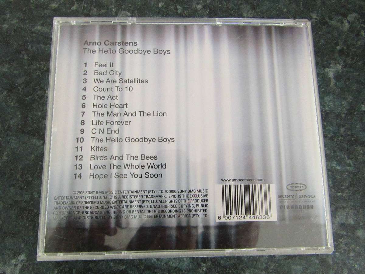 Arno Carstens - The Hello Goodbye Boys (CD)