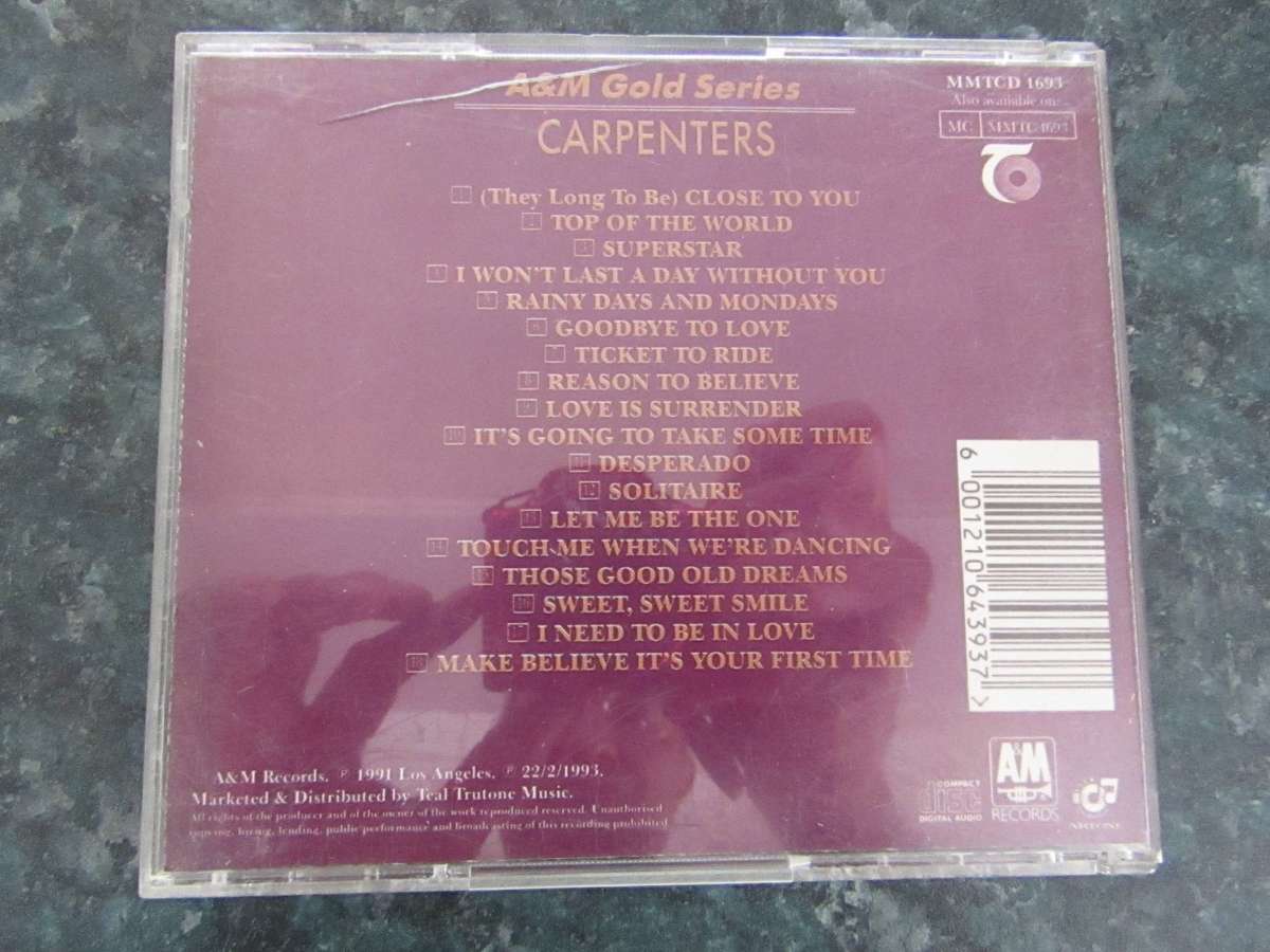 Carpenters - A&M Gold Series (CD)