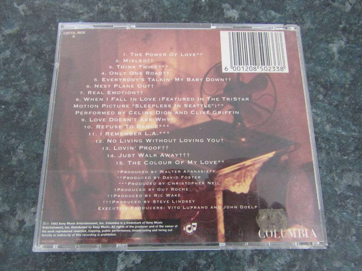 Celine Dion - The Colour Of My Love (CD)