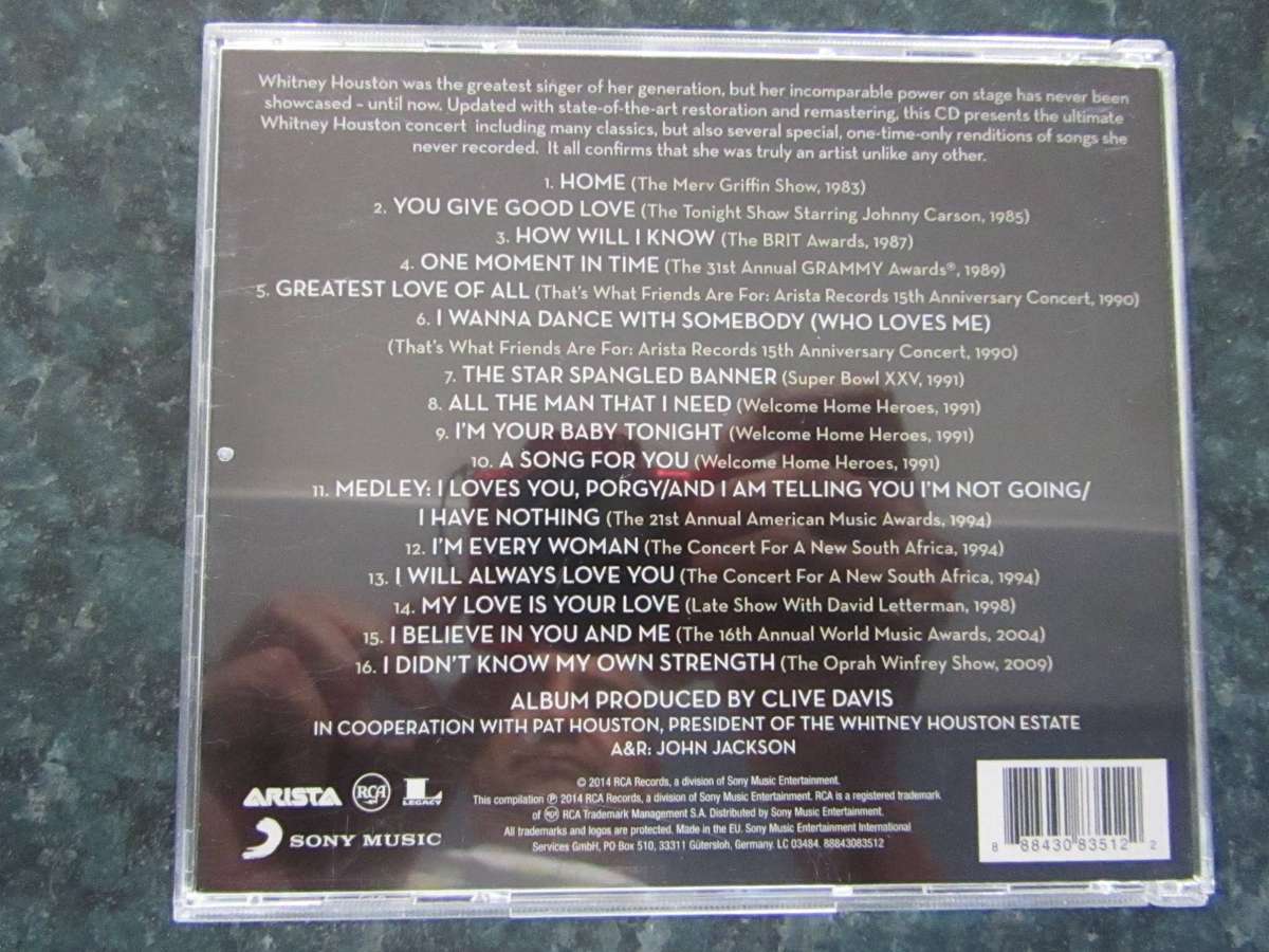 Whitney Houston - Live: Her Greatest Performances (CD)
