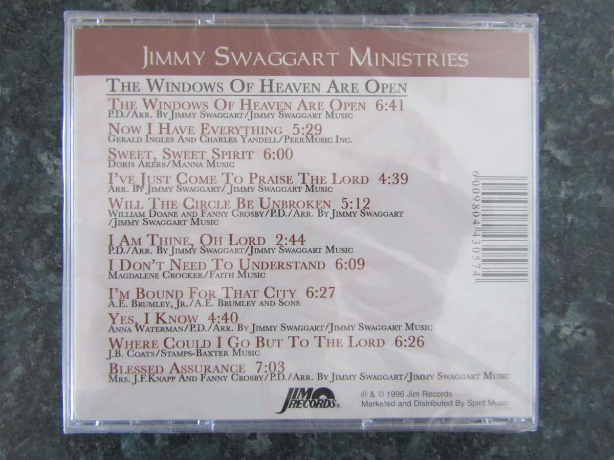Jimmy Swaggart - The Windows Of Heaven Are Open (CD)