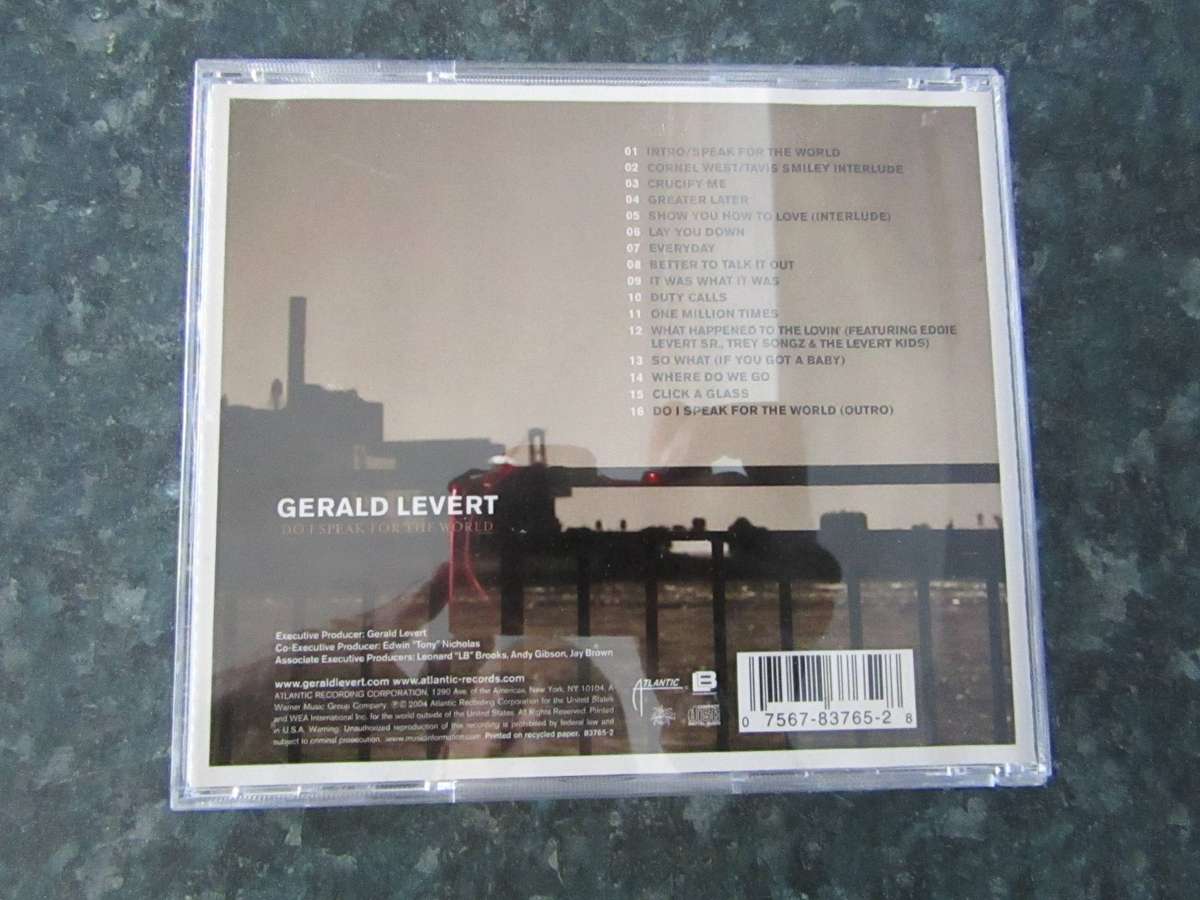 Gerald Levert - Do I Speak For The World (CD)