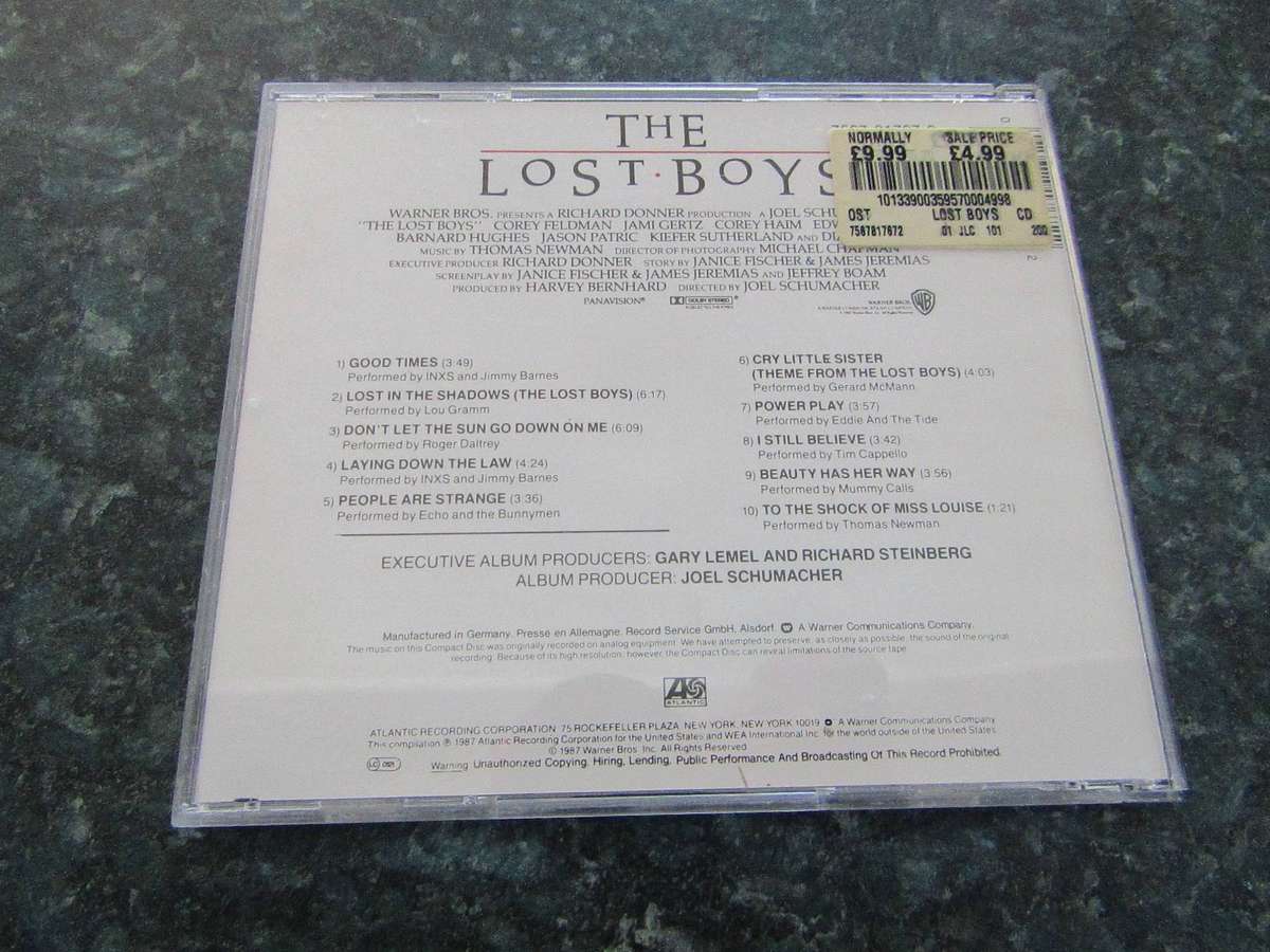 Various - The Lost Boys (Original Motion Picture Soundtrack) (CD)