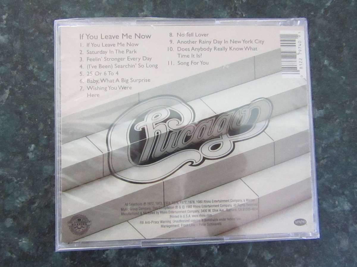 Chicago - If You Leave Me Now (CD)