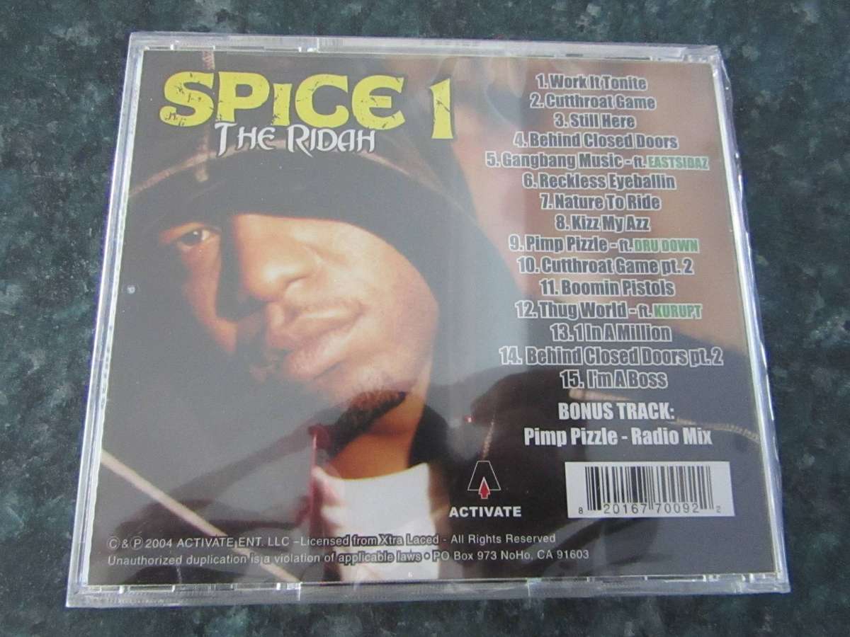 Spice 1 - The Ridah (CD)