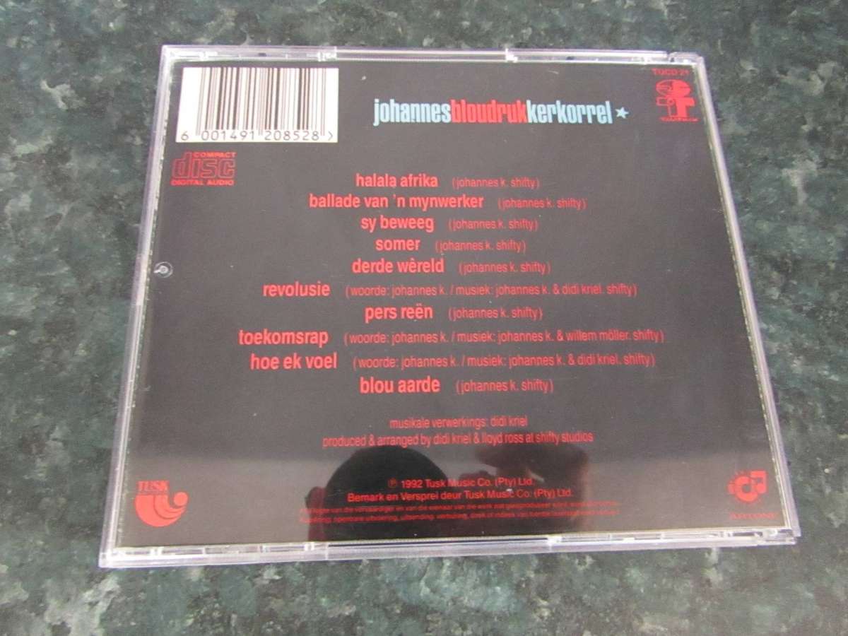 Johannes Kerkorrel - Bloudruk (CD)