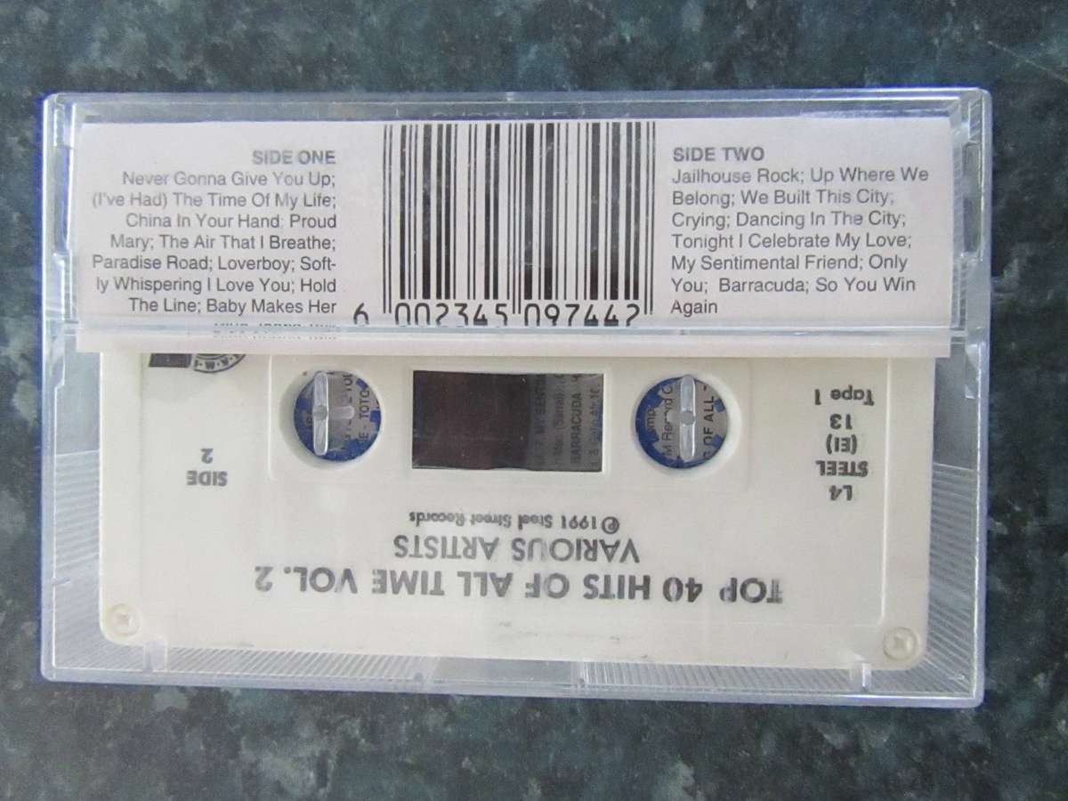 Various - Top 40 Hits Of All Time Volume 2 Tape 1 (Cassette)