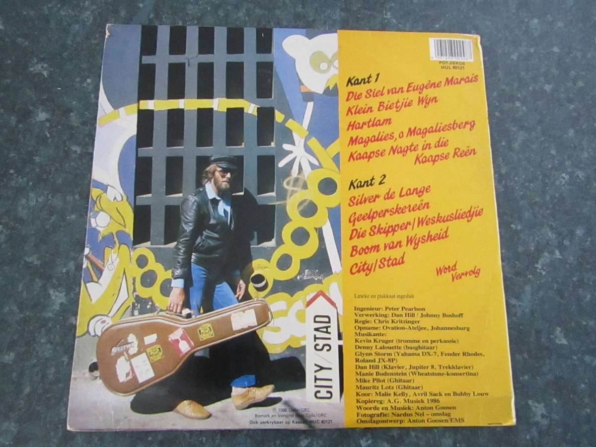 Anton Goosen - Liedjieboer Innie City/Stad (Vinyl LP)