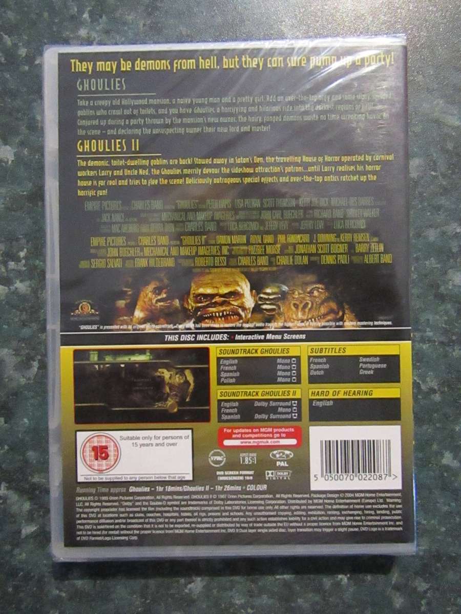 Ghoulies/Ghoulies 2 (DVD)