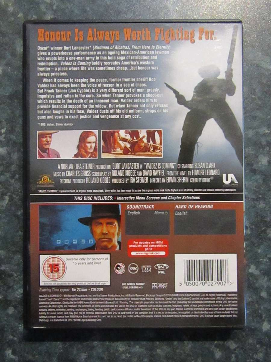 Valdez Is Coming (DVD)