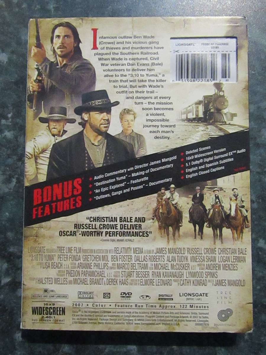 3:10 to Yuma (Region 1 DVD)