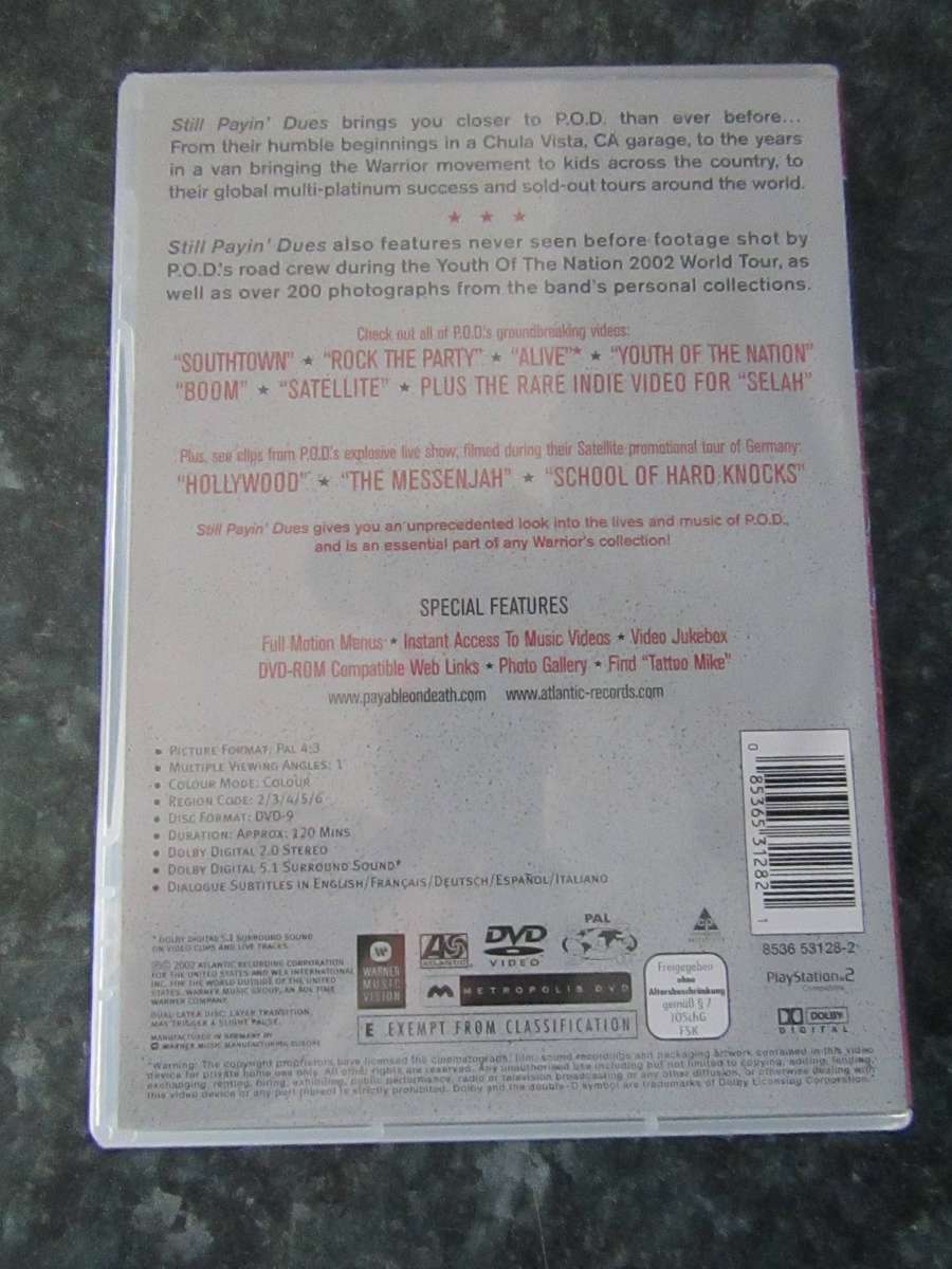 P.O.D. - Still Payin' Dues (DVD)