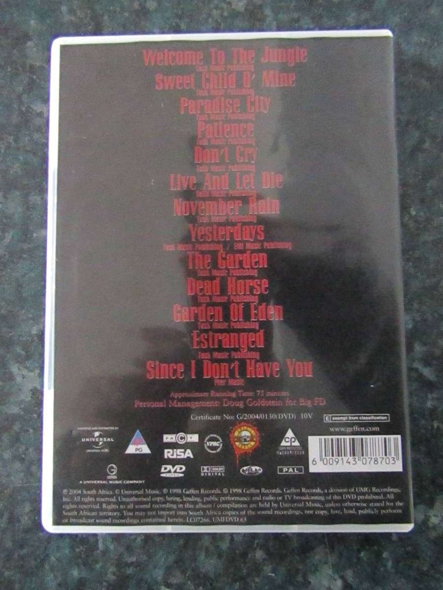 Guns N' Roses - Welcome To The Videos (DVD)