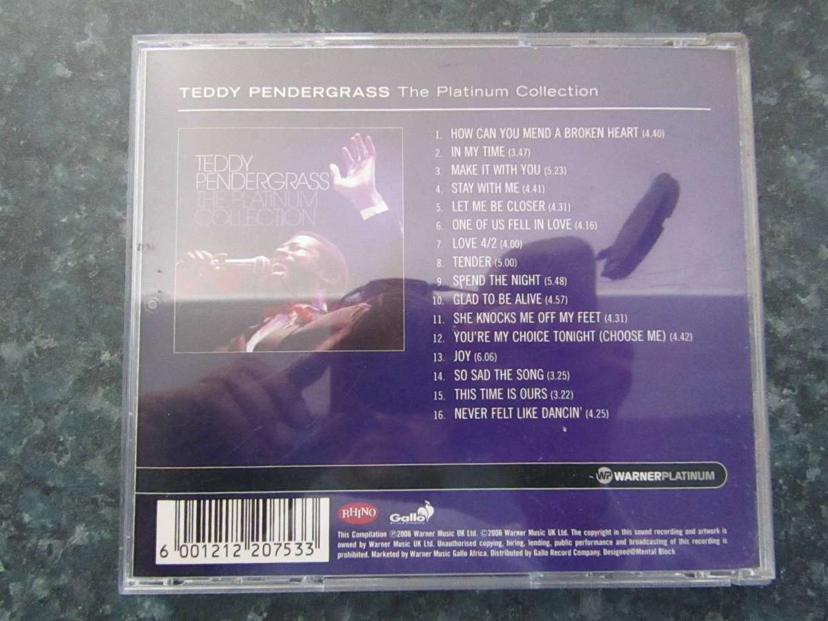 Teddy Pendergrass - The Platinum Collection (CD)