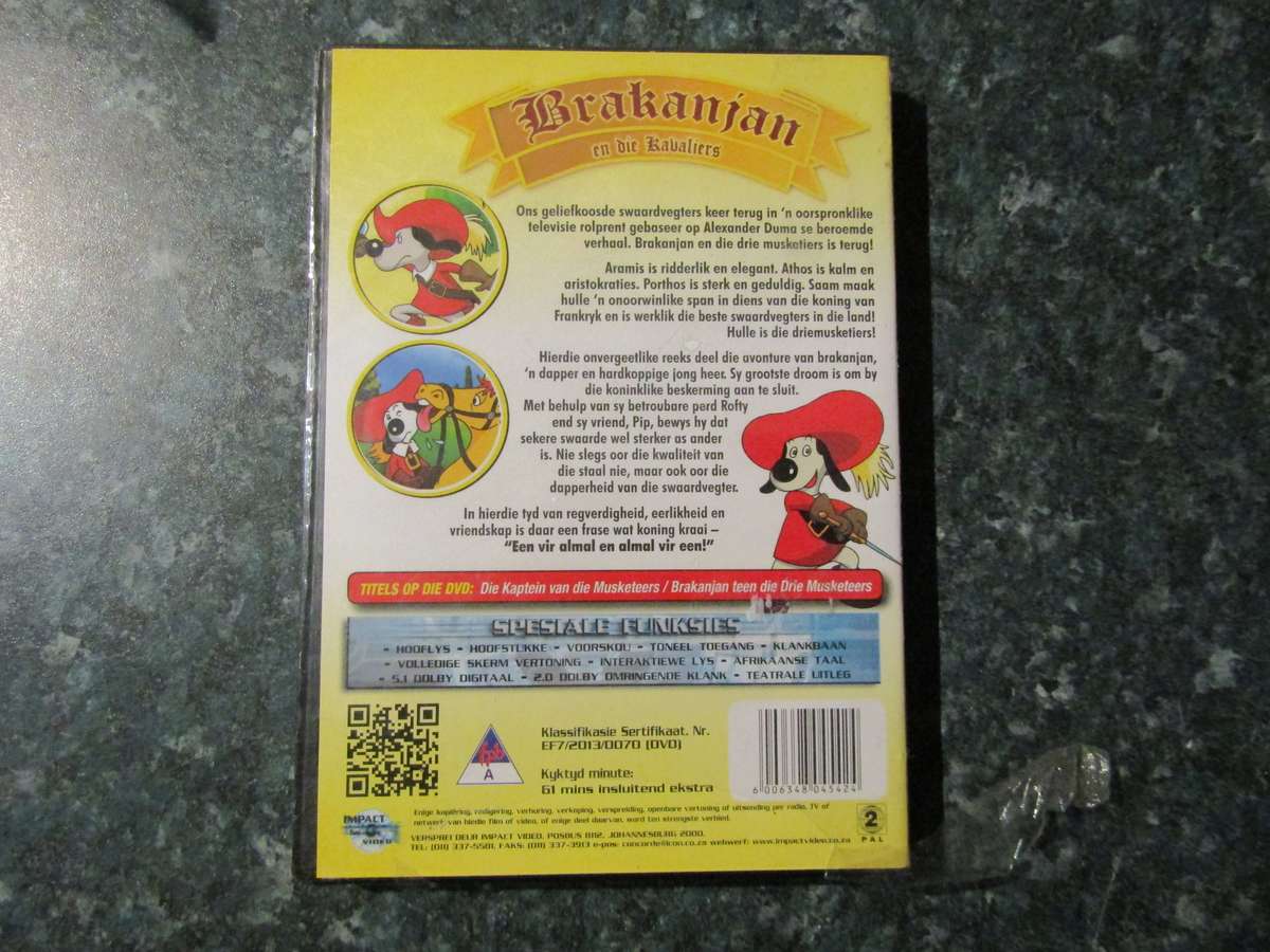 Brakanjan en die Kavaliers (DVD)