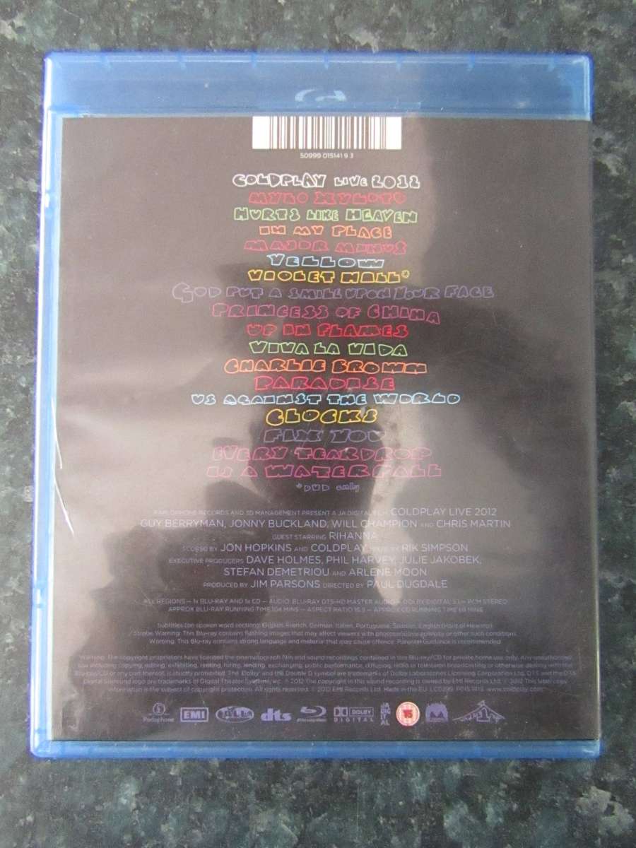 Coldplay  Live 2012 (Blu-ray + CD)