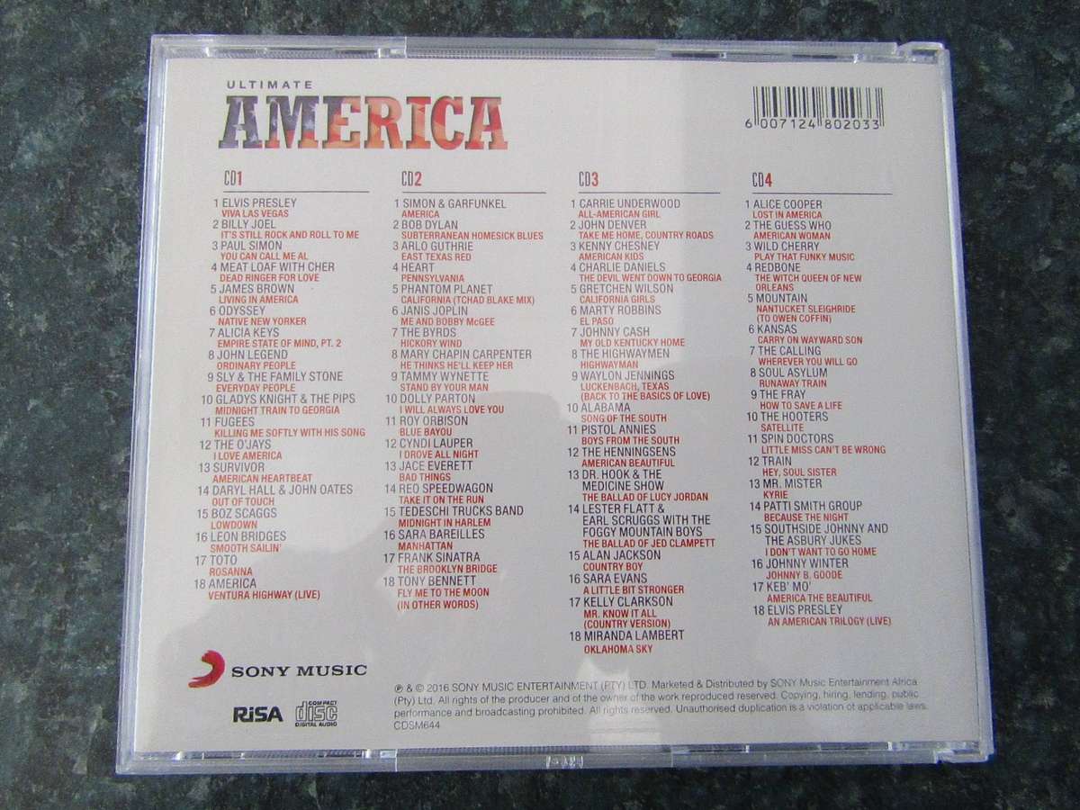 Various Artist - Ultimate America (4 CD)