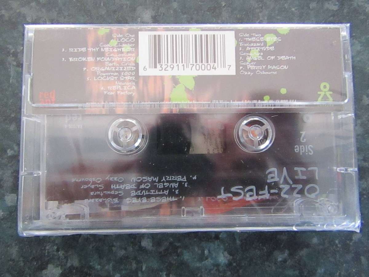 Various  Ozz-Fest Live (Cassette)
