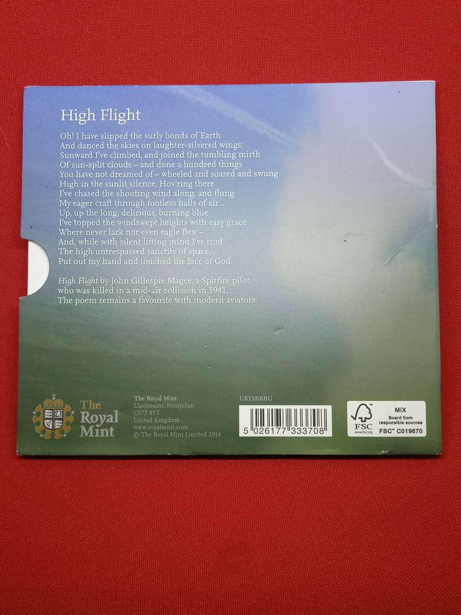 75TH ANNIVERSARY OF THE BATTLE OF BRITAIN 50P COIN