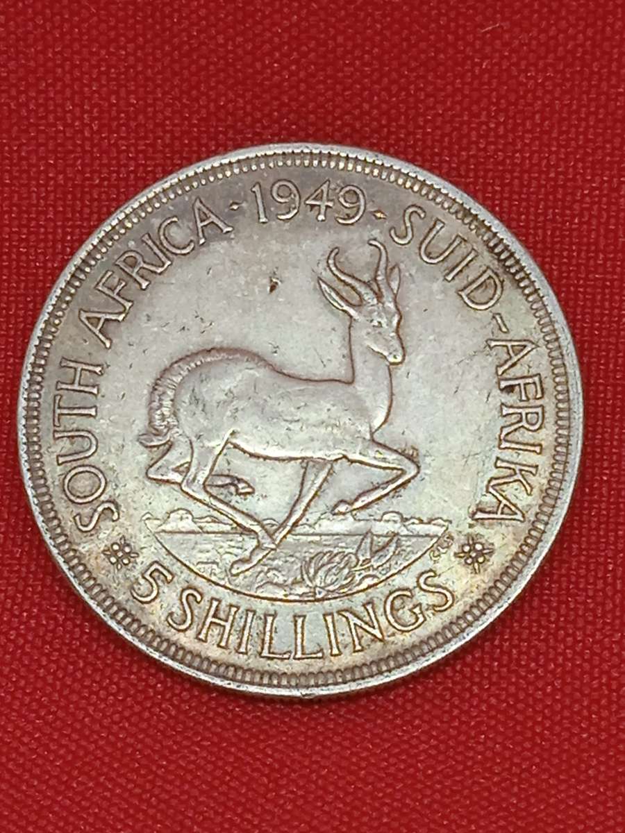 1949 SILVER 5 SHILLINGS