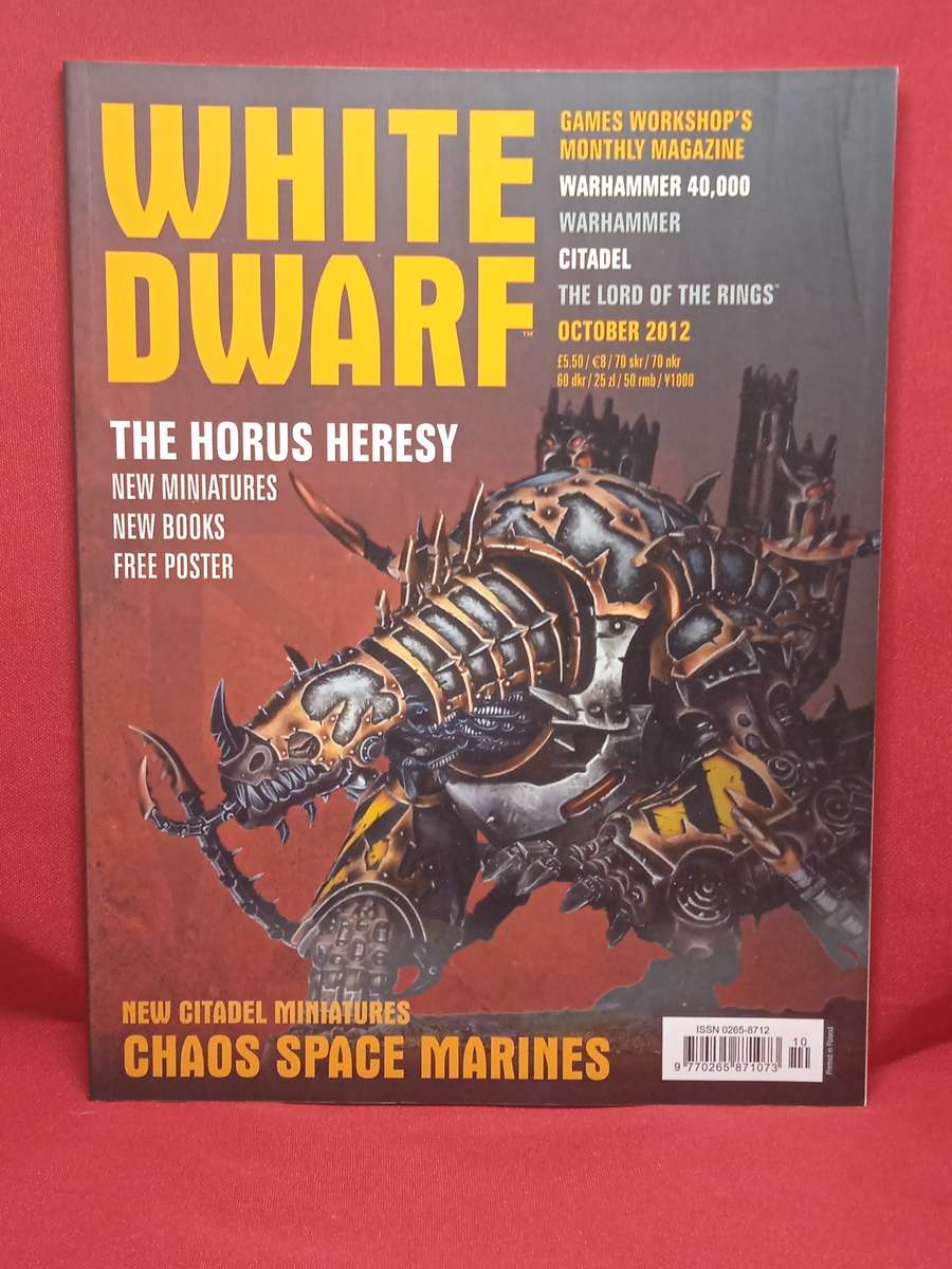 WHITE DWARF MAGAZINE OCTOBER 2012