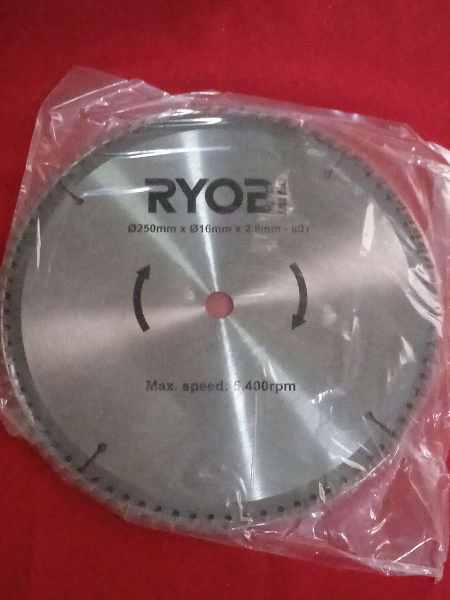 RYOBI 250MM X 16MM BLADE