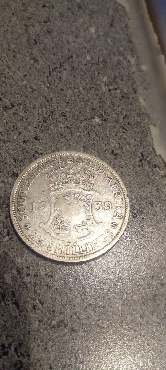 RARITY.1939 UNION HALF CROWN.SILVER.