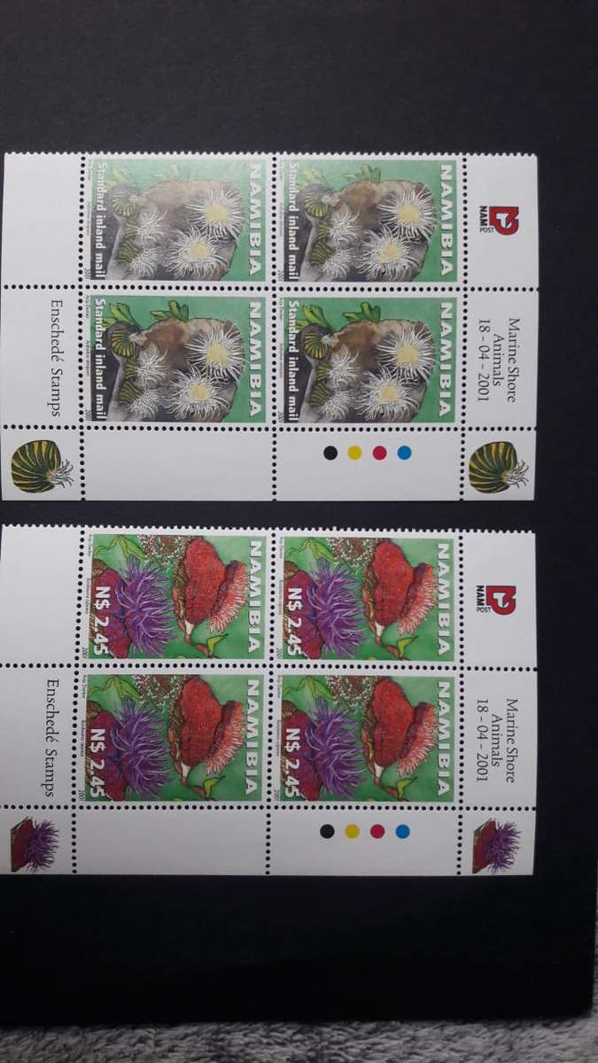 Namibia 2001 sea anemones full set controlls