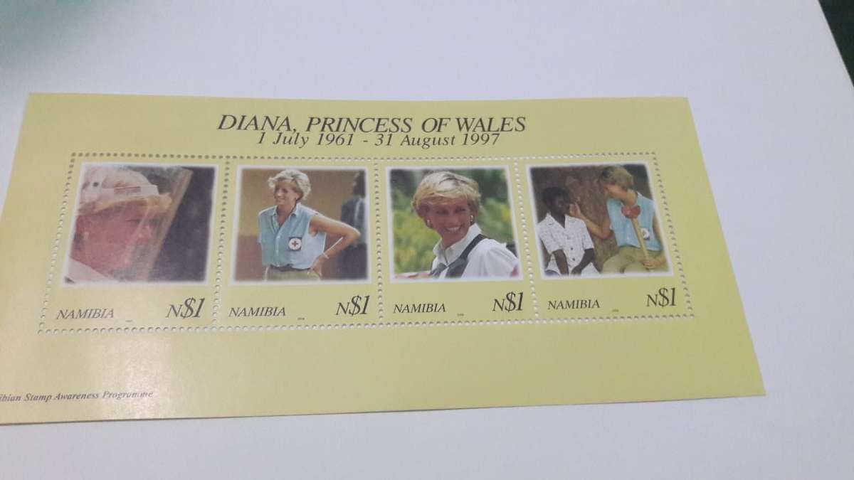 Namibia 1997 Princess Diana Mini Sheet Mint