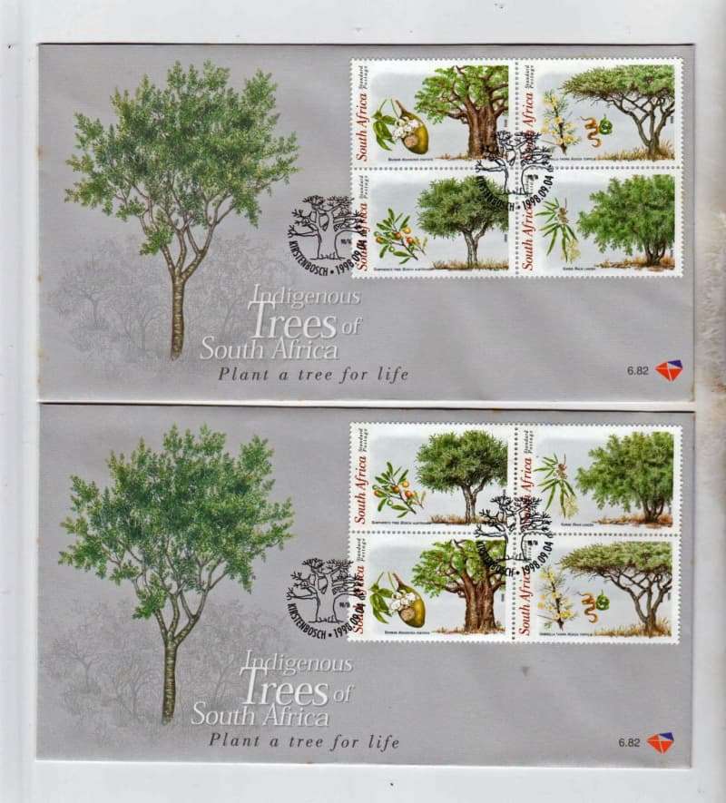 SCARCE 1998 FDC 6.82 With different sequence of stamps