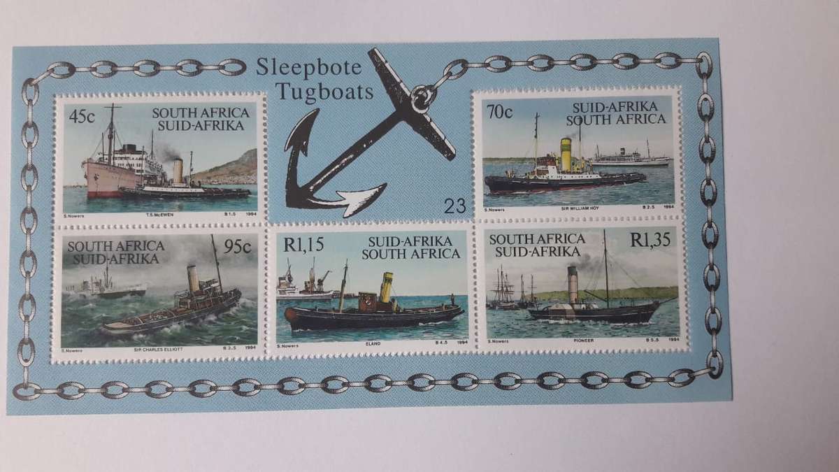 RSA 1994/05/13 Tugboats Miniature Sheet