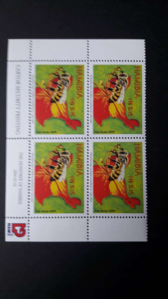 Namibia 2004 full set block of 4