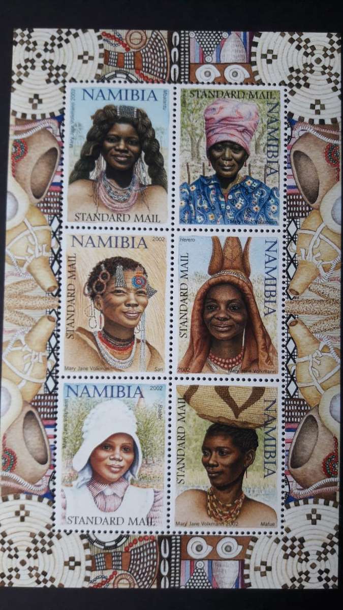 Namibia - Set of 2 Miniature Sheets - 2002 - MNH - Corrected Reprint