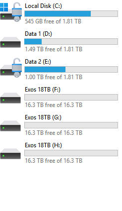 18TB SATA  Like New  Perfect for NAS or Backup!