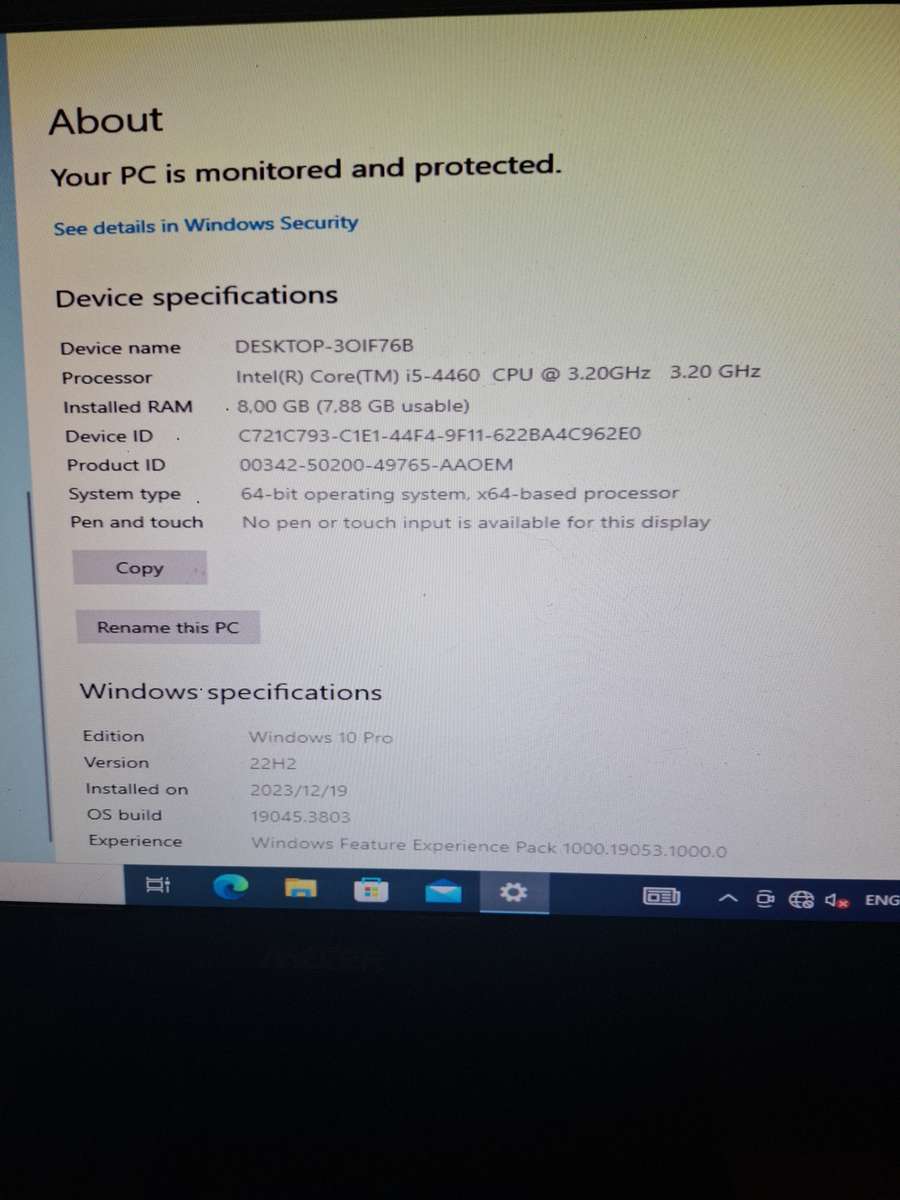 I5 4th gen office computer