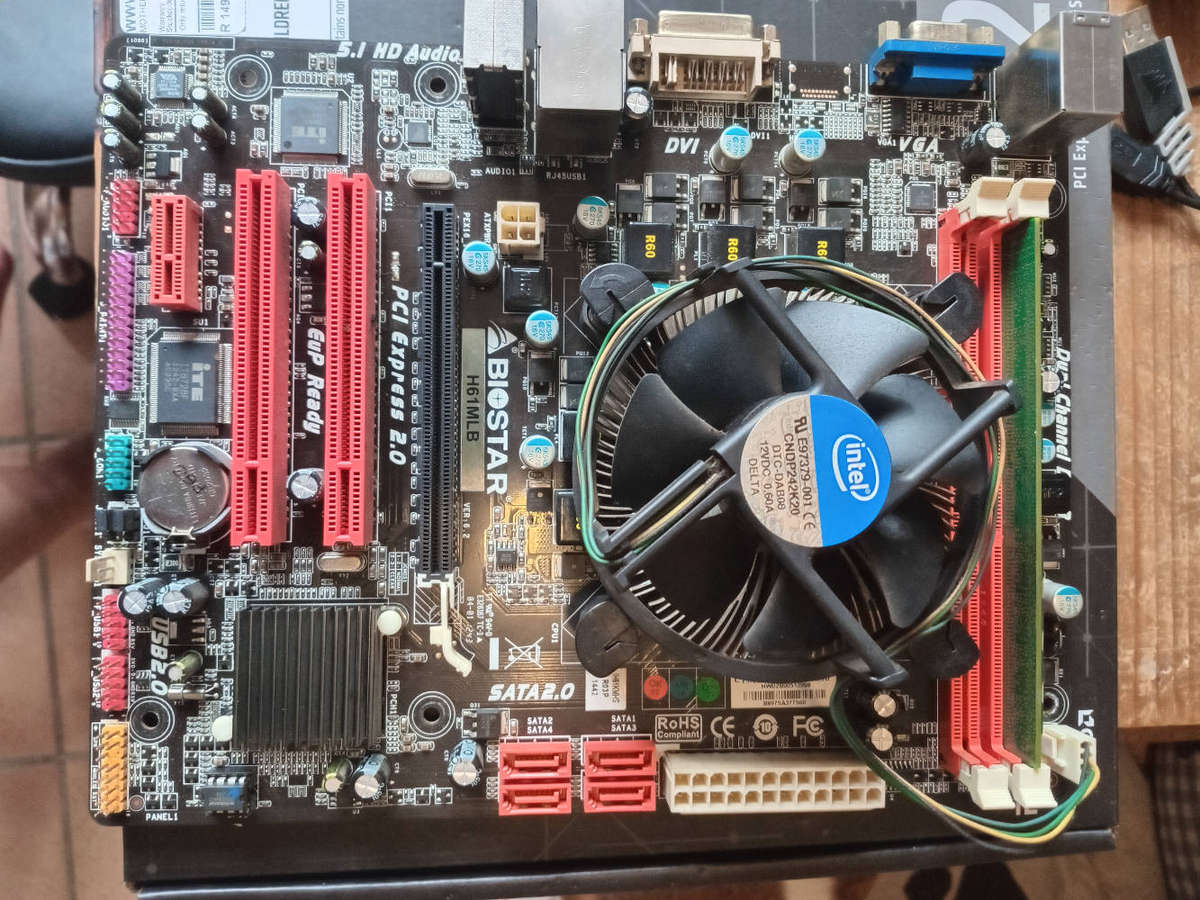Motherboard cpu and ram combo