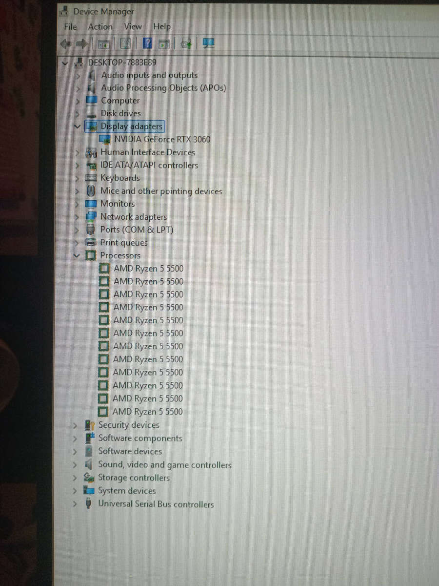 Ryzen 5 5500 rtx 3060 12gb gaming pc