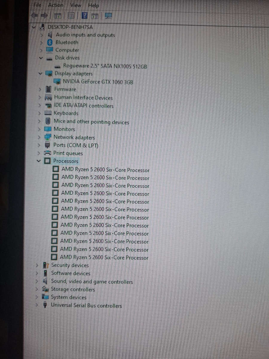 Ryzen 5 2600 gaming pc