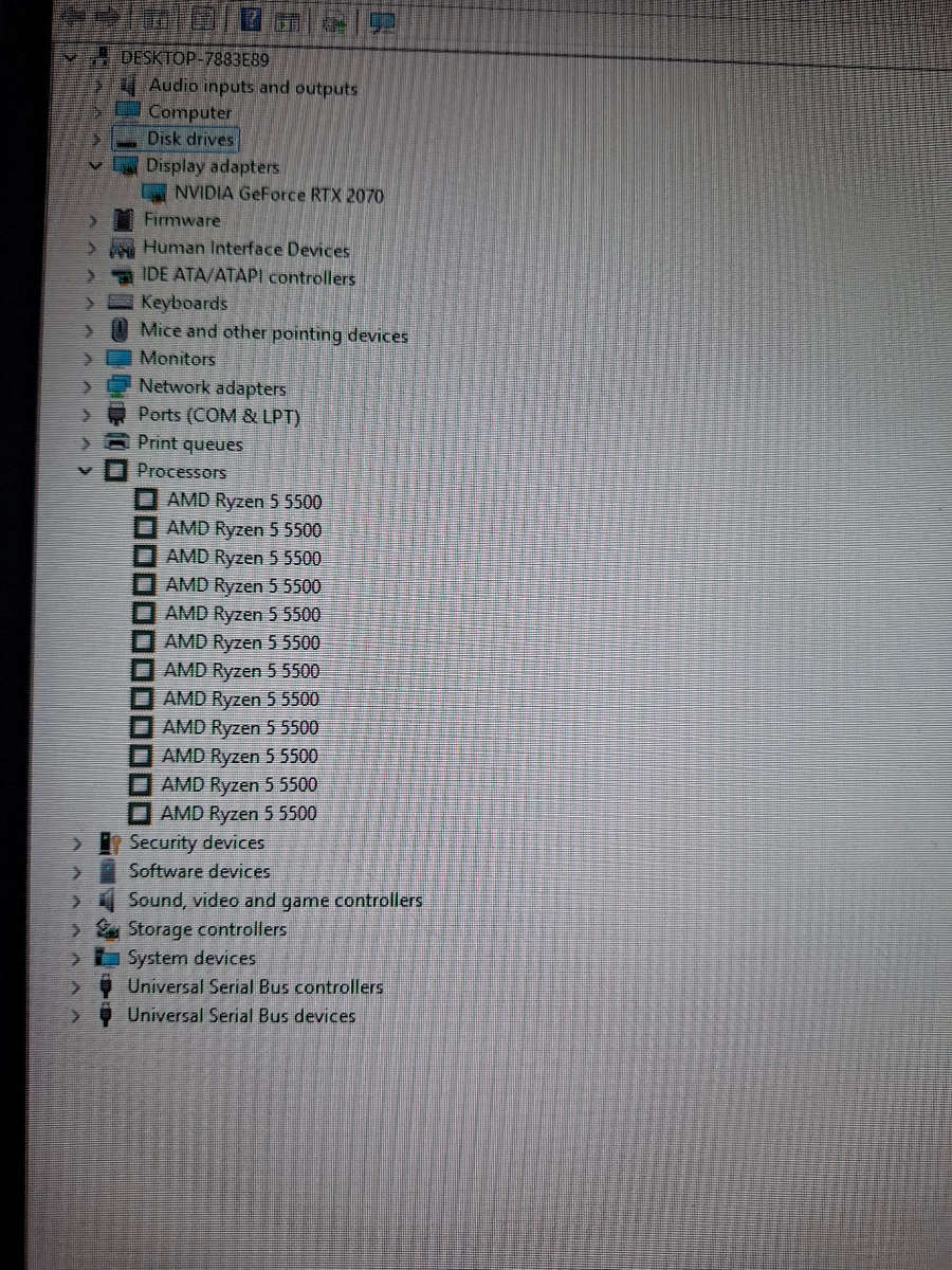 Ryzen 5 5500 gaming pc