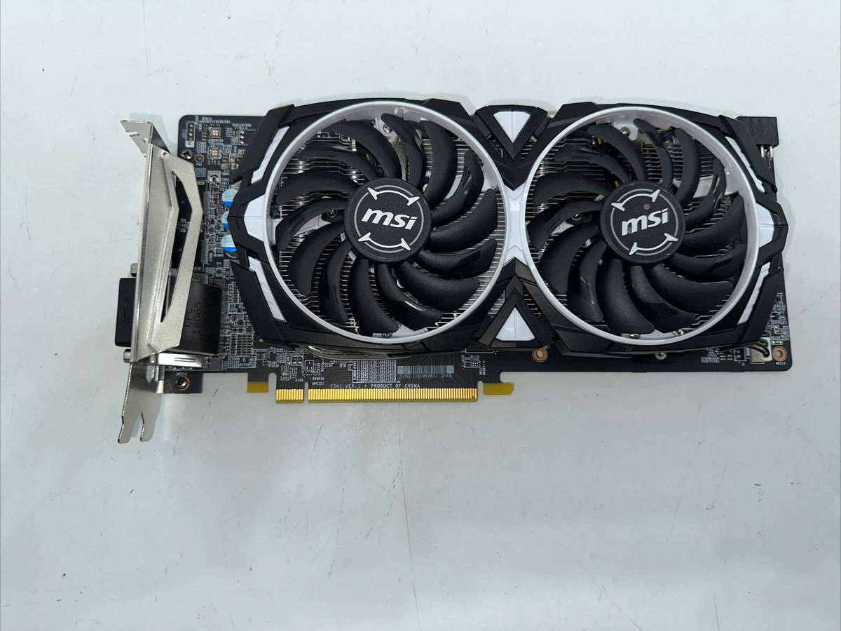 msi armour rx 580 8gb oc {dead}