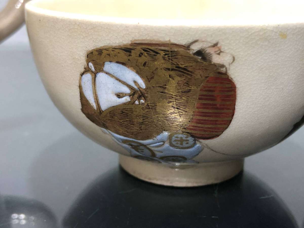 Satsuma Ware Tea Set Meiji Period