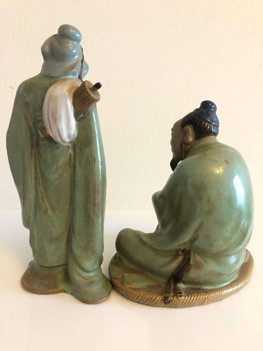 A Set of Chinese Shiwan Ceramic Figures