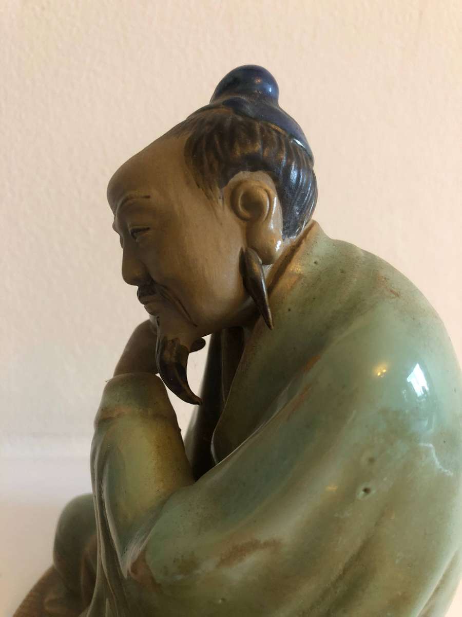 A Set of Chinese Shiwan Ceramic Figures