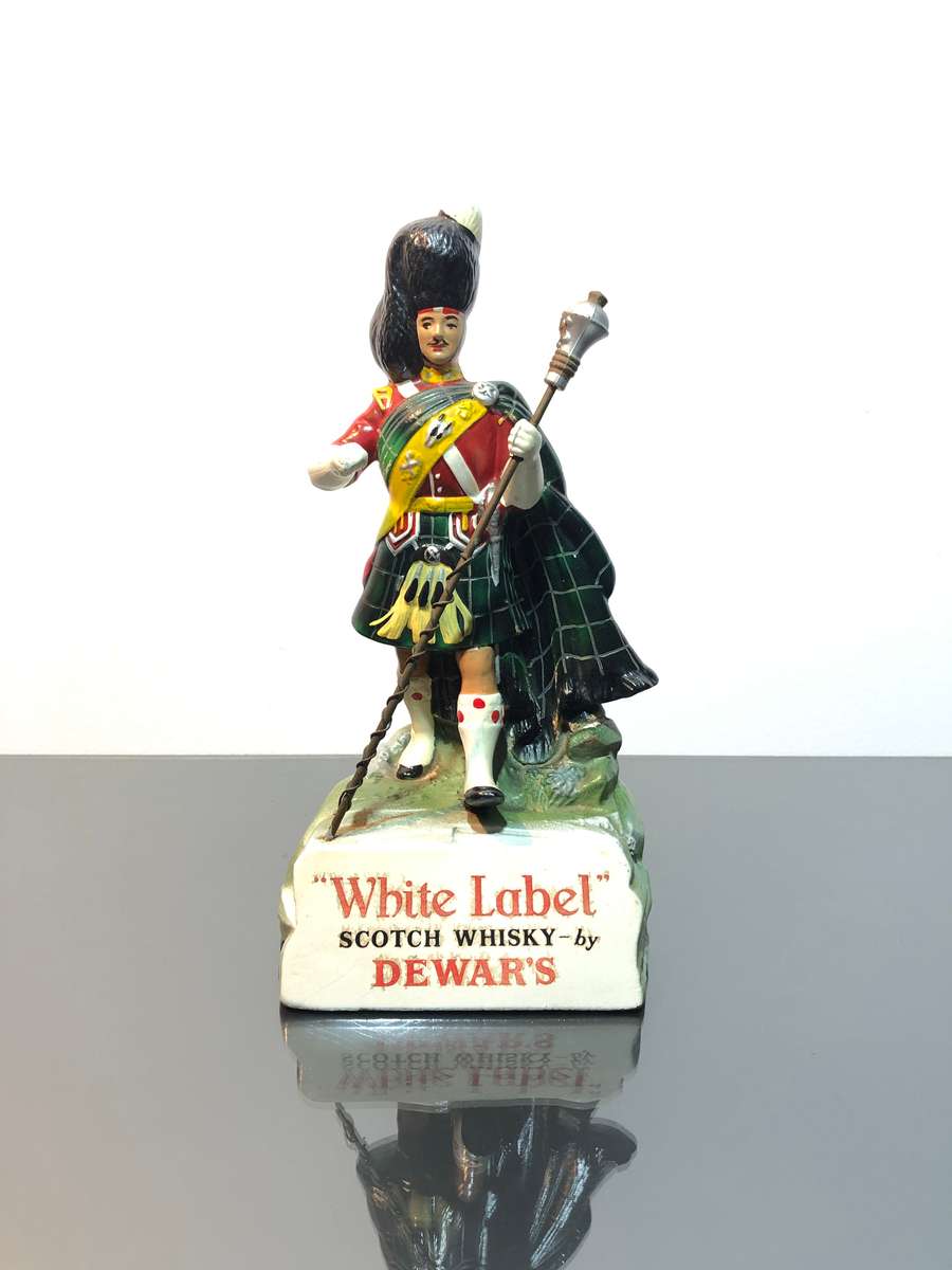 A Dewars White Label Scotch Whisky Advertising Figuring