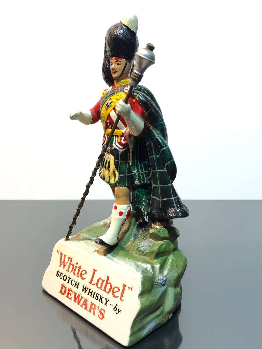 A Dewars White Label Scotch Whisky Advertising Figuring