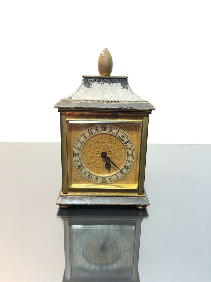 A Vintage Luxor Carriage Alarm Clock