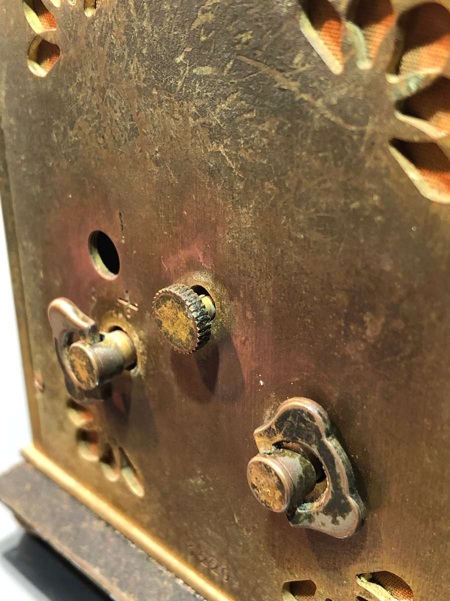 A Vintage Luxor Carriage Alarm Clock